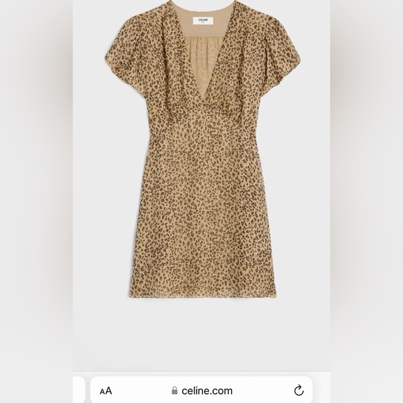 New ASOS NA-KD Leopard Dress, Wrap Front, Slit Detail, Short Sleeve, Midi, US S - Picture 12 of 12